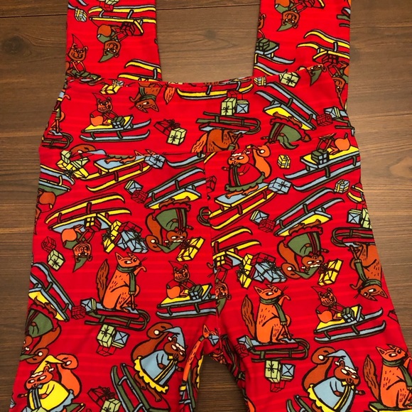 Rare NWOT LuLaRoe Squirrel Leggings. - Picture 2 of 8